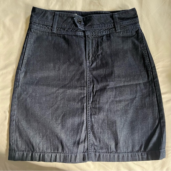 Ag Adriano Goldschmied Dresses & Skirts - AG Adriano Goldschmied Dark Denim Pencil Skirt Size 26 Zipper Fly